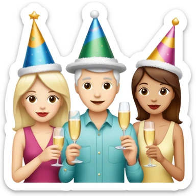 people getting drunk in monterey bay  sticker