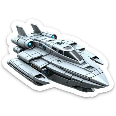 crea un emoji de la nave perseus de star citizen sticker