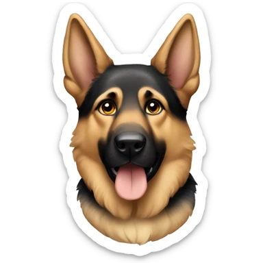 Greek goddess German shepherd  sticker
