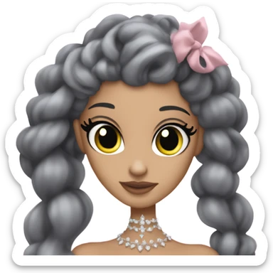 ariana grande as galinda in the wicked movie sticker