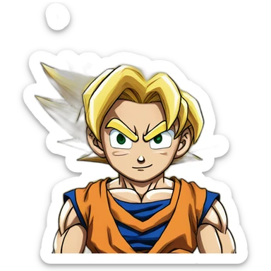 Super saiyan Goku sticker