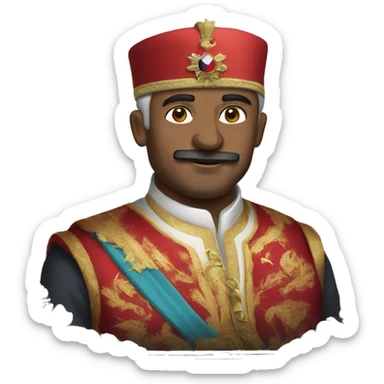 Like a turkish sultan sticker