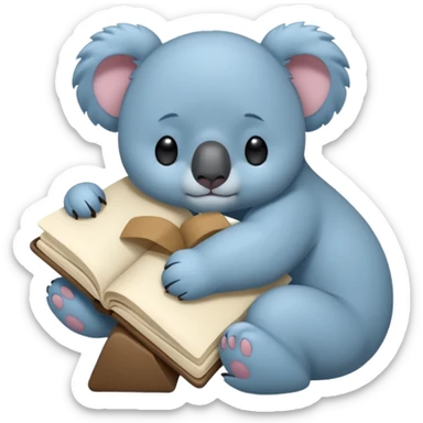 koala bear emojis created based on BTS BT21 Koya character, i want the same aesthetics and can be uploaded to Slack sticker
