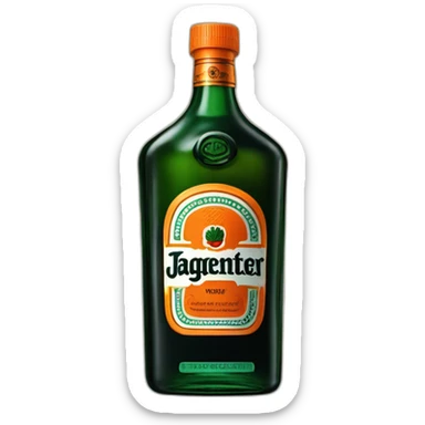 jagermeister alcoholic drink bottle sticker