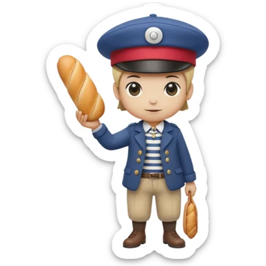 A Pokémon based on the theme of France  sticker