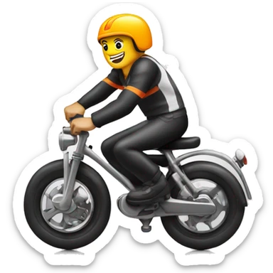 Rollerball con fiame nelle ruote  sticker