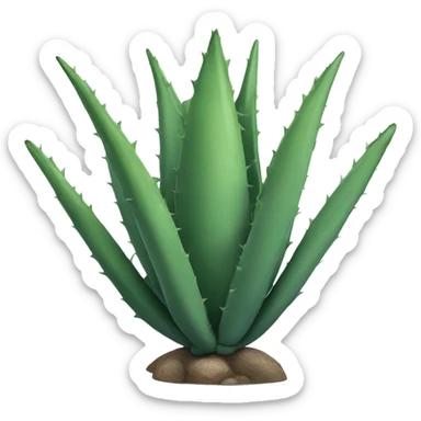 Agave plant sticker