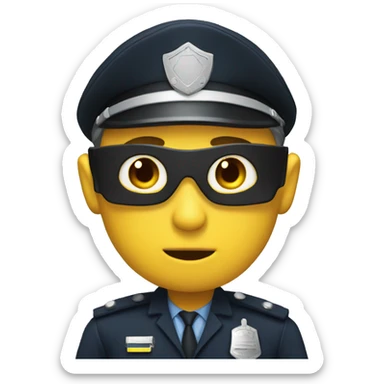 cyber policeman sticker