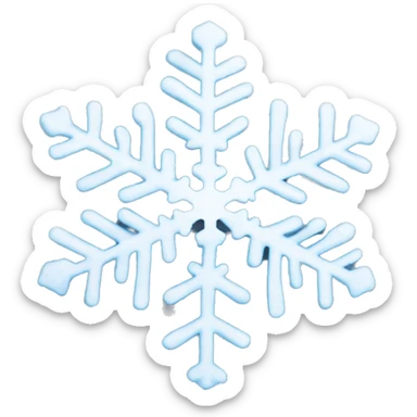 snowflake  sticker