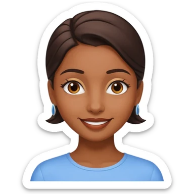 Clean girl brown sticker