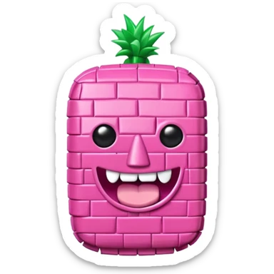   jeff koons style art SPAM pink pinata sculpture  sticker