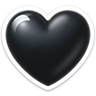 a emoji of a black hearth with inside txt"zinjectra" sticker