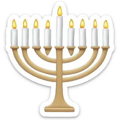 menorah hanukkah celebration  sticker