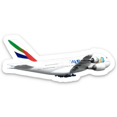 Airbus A380 sticker