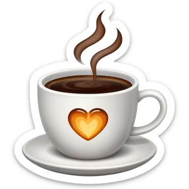 Coffee sticker