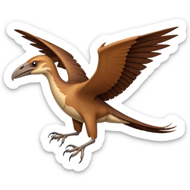 make a pterodactyl sticker