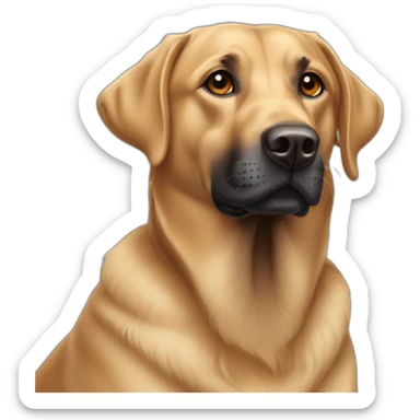 labrador crossed with beauceron sticker