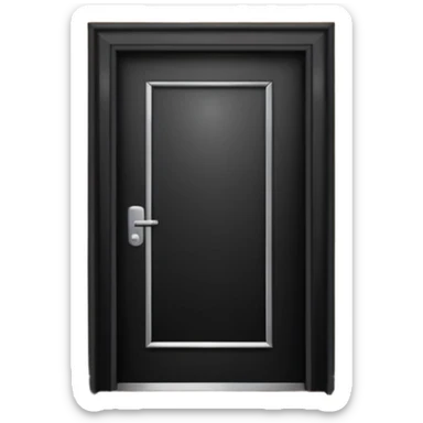 hotel room door modern hallway sticker