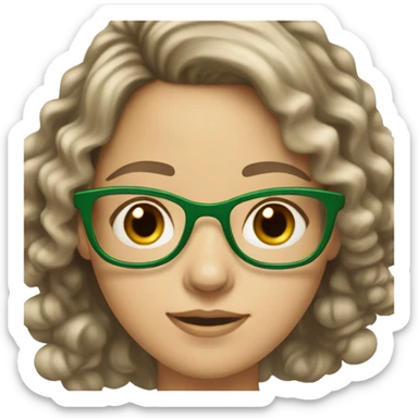 white-skinned-woman-with-brown-hair-and-brown-glasses-round-chin-green-necklace-wearing-a-tiara-bow sticker