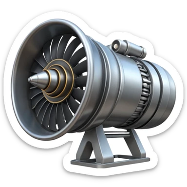generate a very realistic jet engine for a Shahed drone sticker