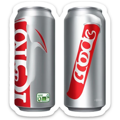 A can of Diet Coke sticker
