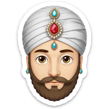 A turkish Sultan HE IS EXTREMELY INSANE AND CRAZY sticker