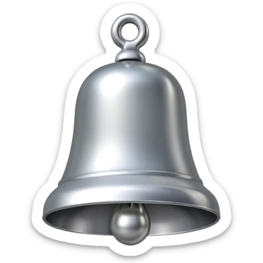 A bell with an exclamation mark sticker