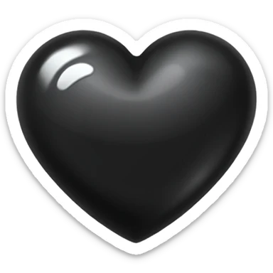 Q sea este 💘 pero q se de color negro  sticker