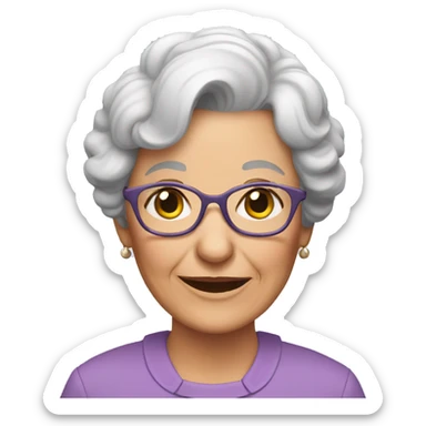 Granny with a friends sticker