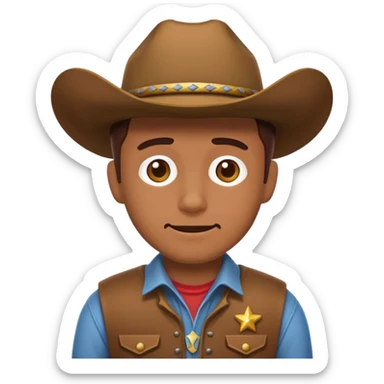 Slack emoji cowboy developer going crazy with deploy to master sticker