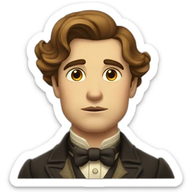 Belle-époque-guy-sad sticker