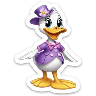daisy duck sticker