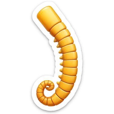 simplified spinal cord with few details sticker