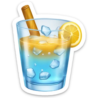 Bajo cero y una licor  sticker