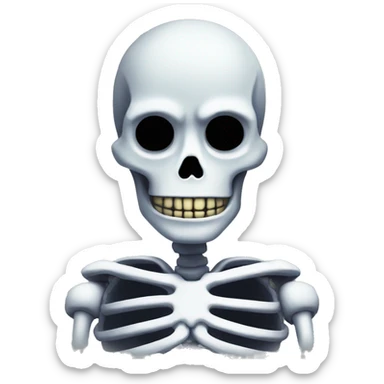 Sans the skeleton from the hit indie game undertale sticker