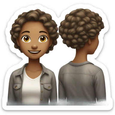 popular acne girl sticker