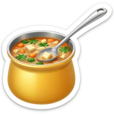 soup ladle sticker