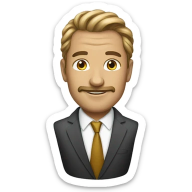 Rich entrepreneur sticker