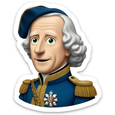 King Charles III sticker