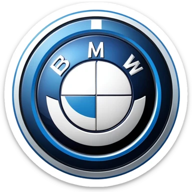 BMW car logo sticker