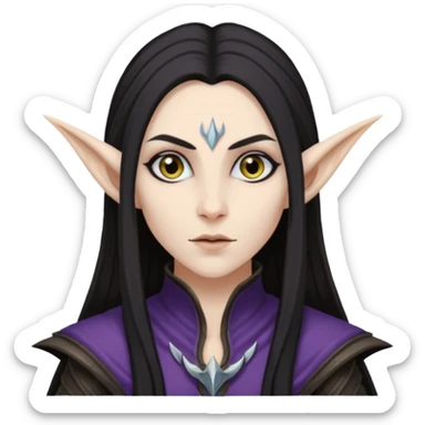 Dark elf sticker