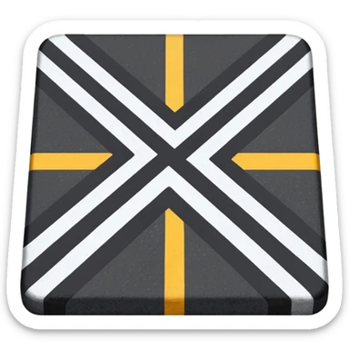 Crosswalk sticker