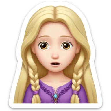 Rapunzel syndrome sticker