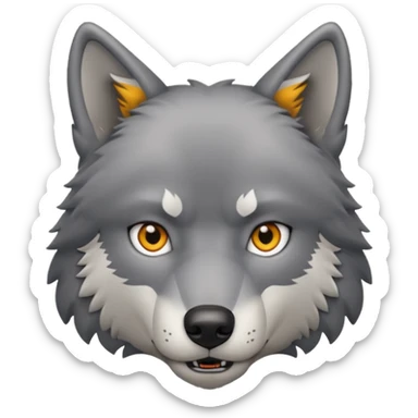 Alpha wolf sticker