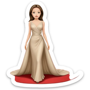 angelina jolie on red carpet sticker