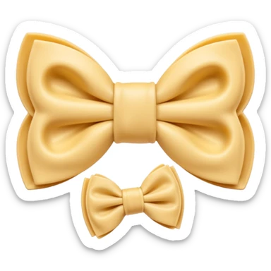bow tie pasta sticker