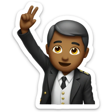 emoji saluting sticker