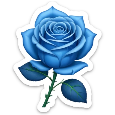 rosa azul emoji sticker