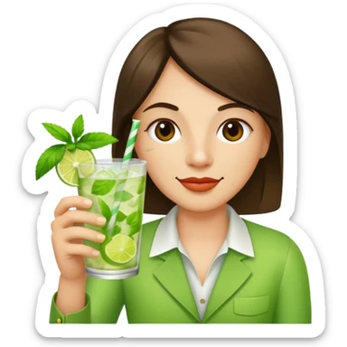 mojito drunk sticker