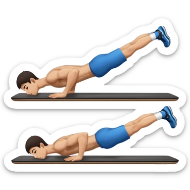 argentinian 17 year old guy doing a calisthenic planche sticker